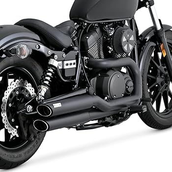 VANCE & HINES スリム ブラックマフラー Amazon | Vance & Hines 46712 ブラック エリミネーター 300